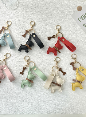 手工diy材料包斗牛犬小狗挂件
