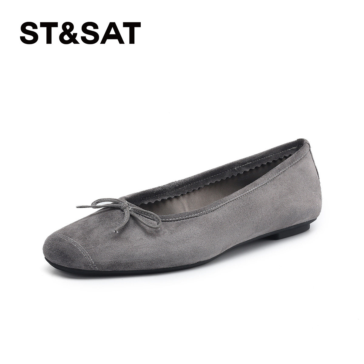 星期六复古平底软底豆豆鞋女2025新款百搭仙女风舒适孕妇浅口单鞋,淘宝优惠券,粉丝福利购,淘宝优惠卷