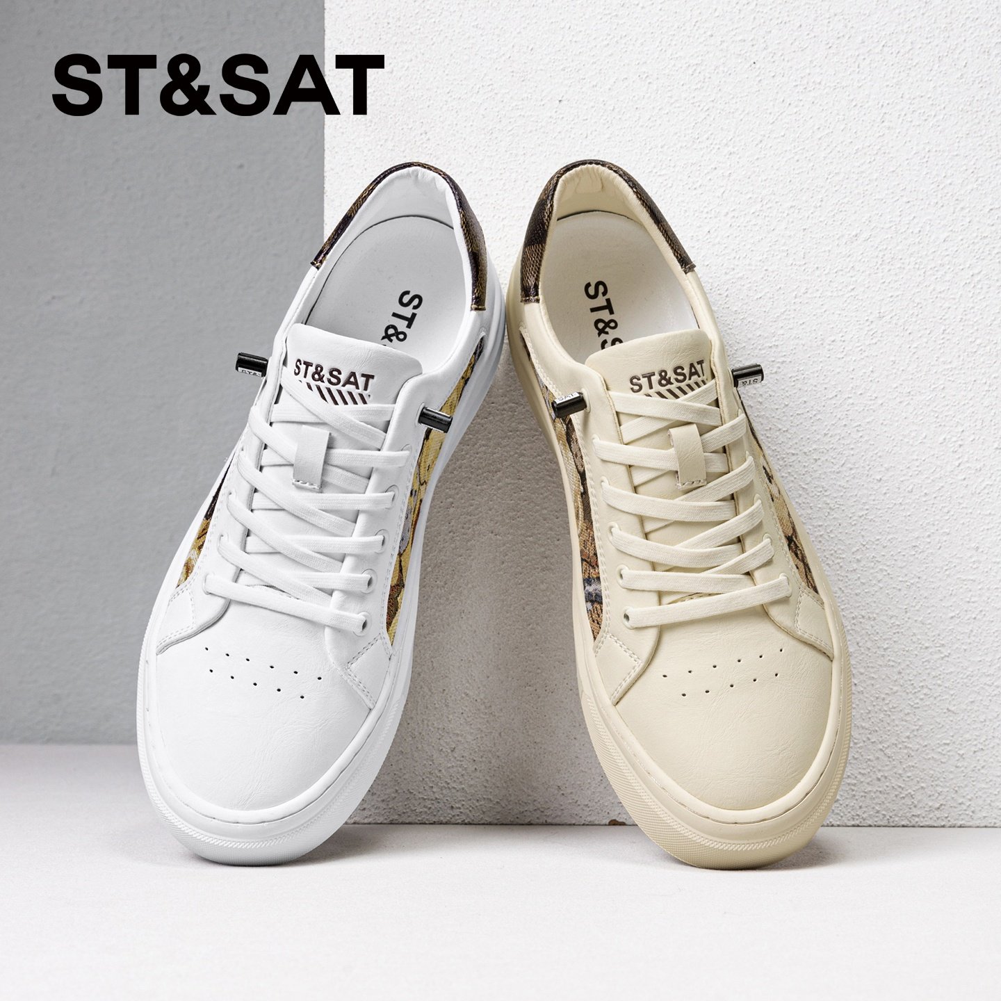 星期六男鞋春季新款时尚板鞋男款百搭潮流一脚蹬运动休闲鞋男软底,淘宝优惠券,粉丝福利购,淘宝优惠卷