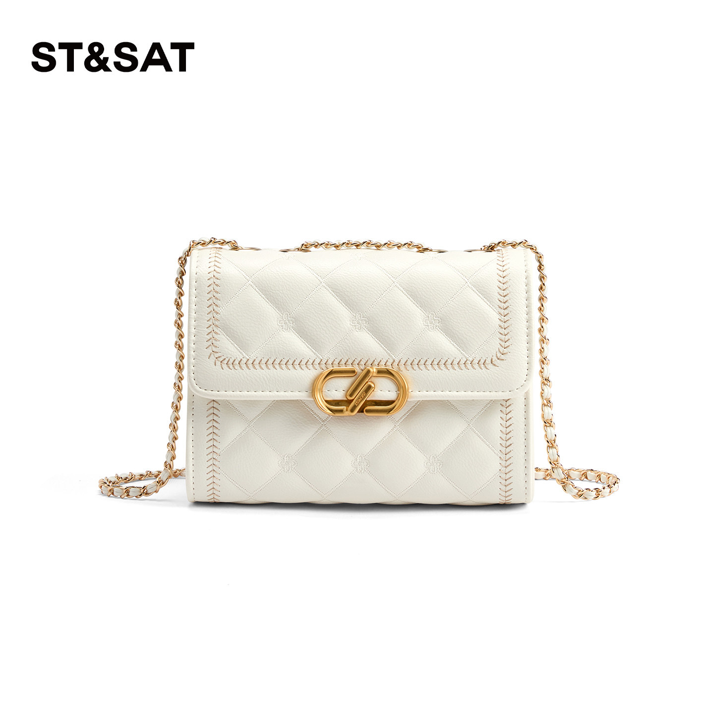 星期六包包女式2025新款轻奢高级感腋下包链条单肩斜挎小方包通勤,淘宝优惠券,粉丝福利购,淘宝优惠卷