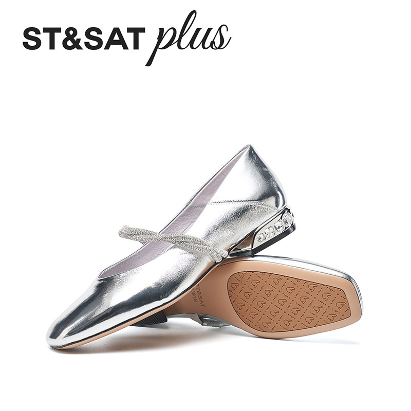 星期六玛丽珍女鞋2026春新款法式小皮鞋小香风粗跟单鞋SSE1111049,淘宝优惠券,粉丝福利购,淘宝优惠卷