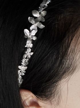 无尽夏手工可调节花朵项链男女同款choker小众设计