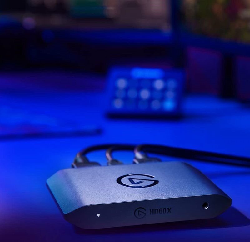 伊卡图Elgato HD60 X游戏直播录制视频采集卡支持4K 兼容 PS XBOX