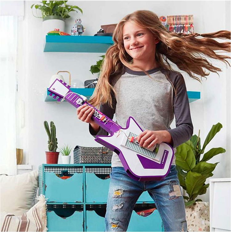 电子积木LittleBits电子音乐套装儿童创客玩具 STEAM教育. - 图1