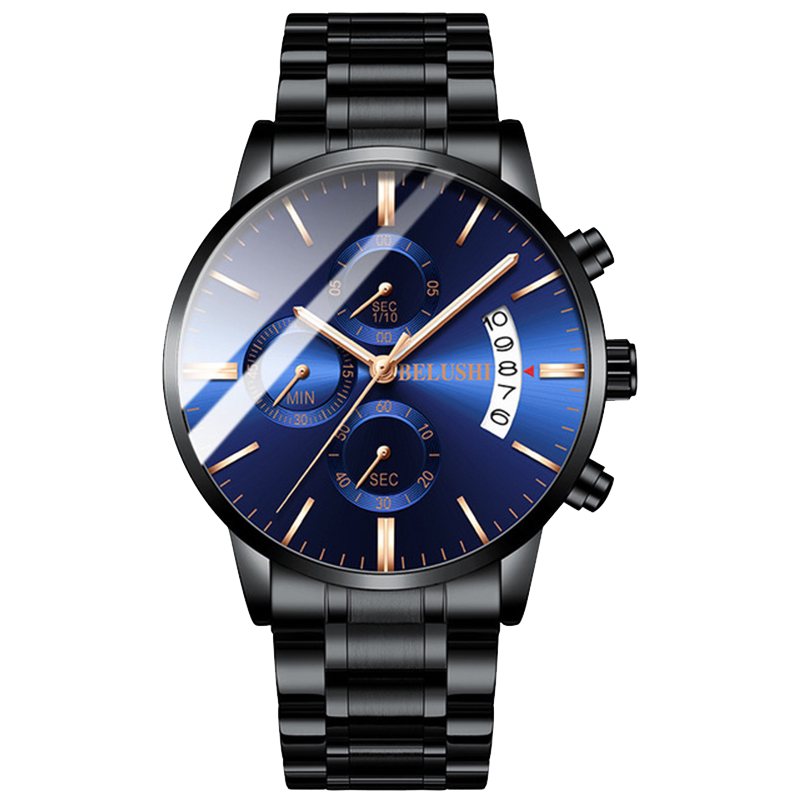 贝罗仕/ belushi男士夜光学生手表 时间玩咖手表店国产腕表