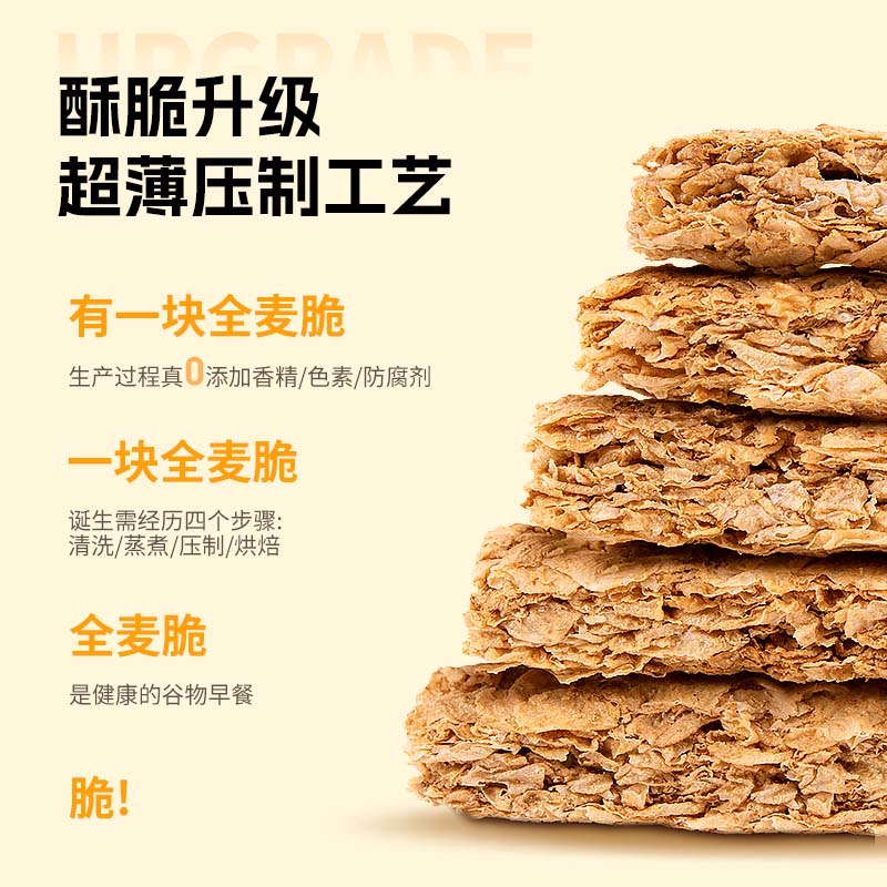 OCAK/欧扎克全麦脆麦片即食酥脆麦片1.2kg健身网红爆款代餐燕麦 - 图1