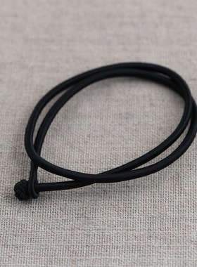 手编配绳 简时尚项链绳黑色编绳3mm 长45cm 50cm 项圈项链