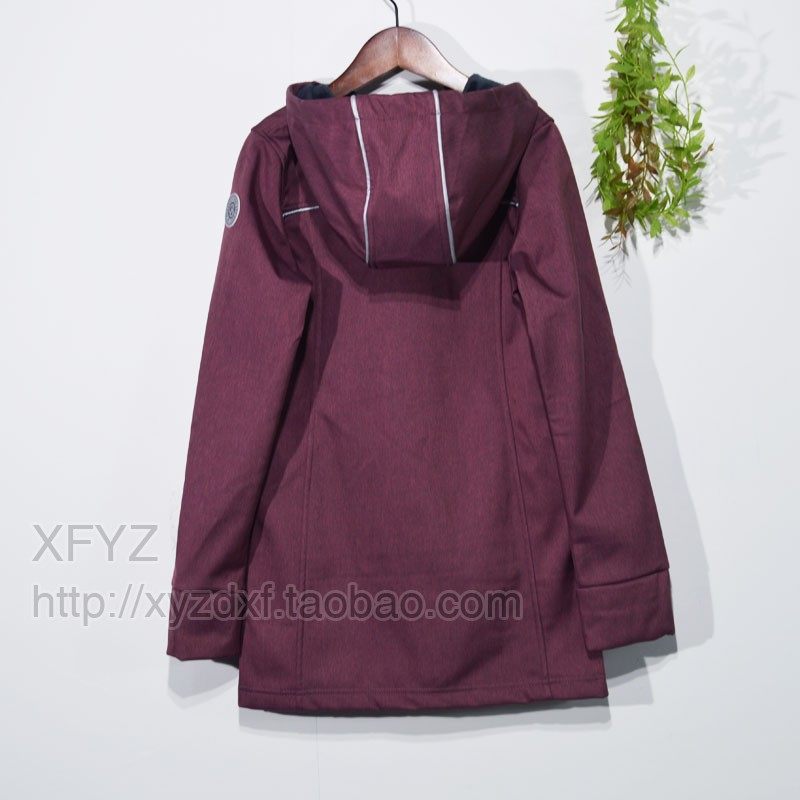 N341旁带反光 防风防水透气 外贸 德单 女童女大童短绒冲锋衣外套,淘宝优惠券,粉丝福利购,淘宝优惠卷