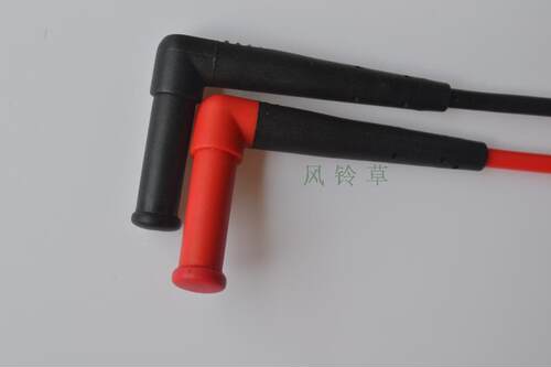 分体式表笔线 直角DMM插头 手持DM模块式扩展测试硅胶线香蕉插头 - 图0