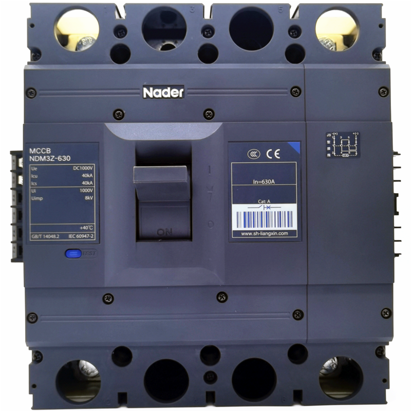 Nader良信 NDM3Z-630光伏直流电断路器DC1000V空气开关4P三相四线 - 图3