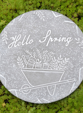 户外别墅草坪垫脚石脚踏石装饰