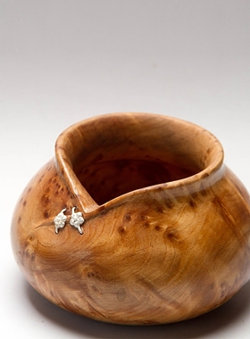 木雕新中式风民宿博古架茶室摆件