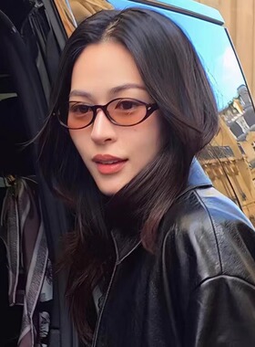 404的店复古五角星墨镜邝玲玲