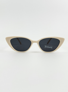 复古小红书猫眼偏光墨镜ins款