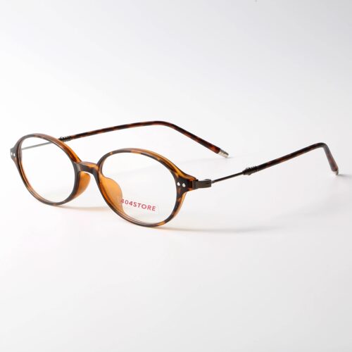 404的店椭圆斯文书呆子TR90眼镜凹造型配度数防蓝光素颜平光镜框 - 图2