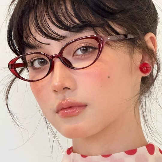 404's shop montura de gafas de acetato estilo coreano ojo de gato cereza