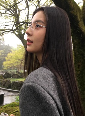 404的店斯文平光镜复古小椭圆形状太阳金丝斯文眼镜可配度数ins风