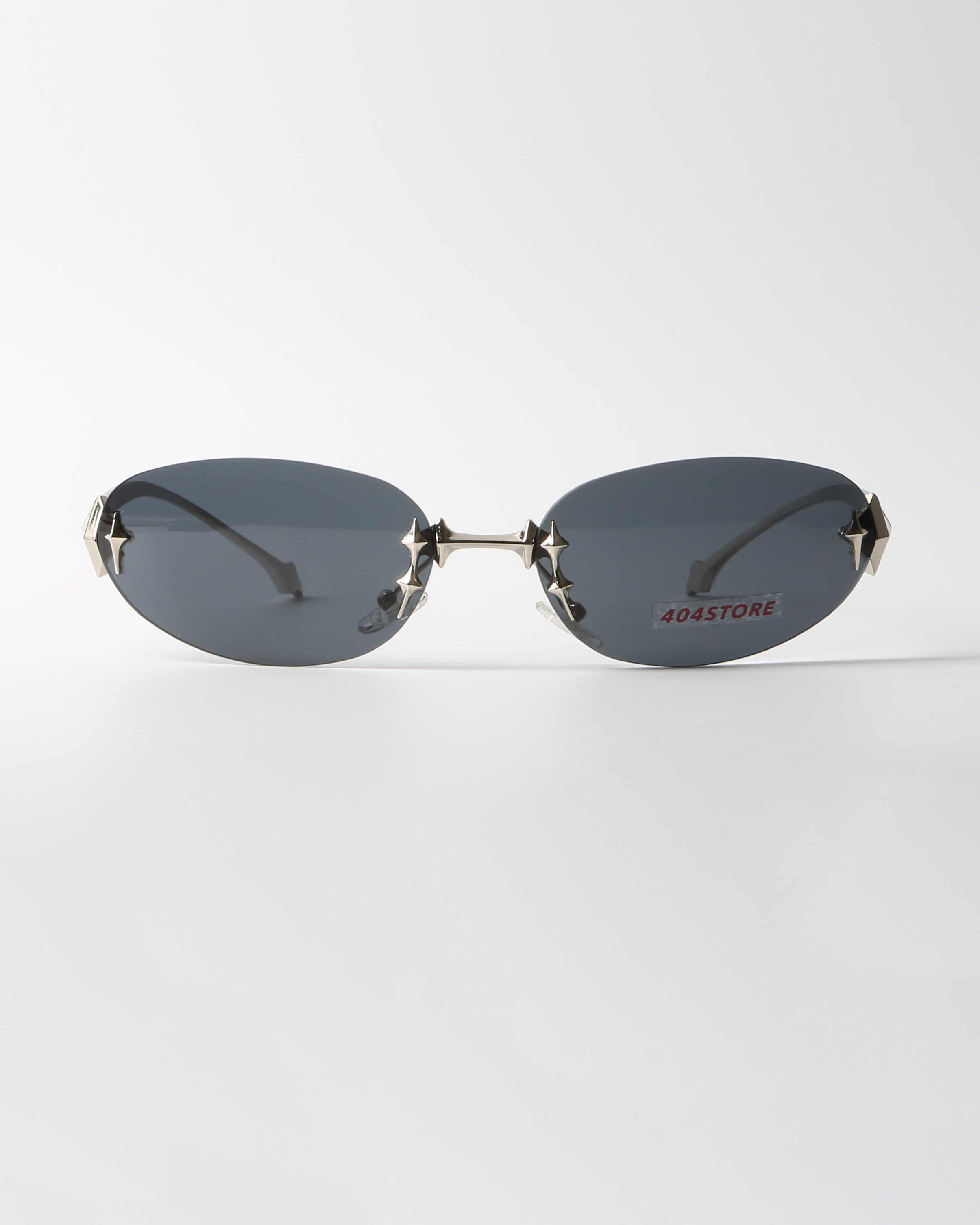 404的店韩版无框星星墨镜复古千禧风辣妹YK2时尚椎圆太阳眼镜男女,淘宝优惠券,粉丝福利购,淘宝优惠卷