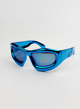 小众ins大框异形时髦墨镜国外