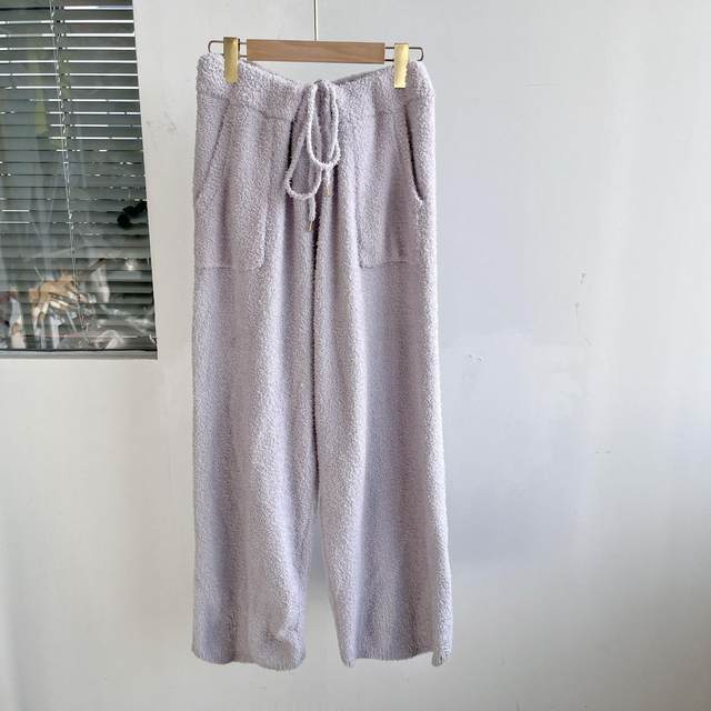 Slightly flawless winter solid color half velvet soft and waxy home pants thick casual straight diagonal pocket pajama pants trousers H1 Slightly flawless winter solid color half velvet soft and waxy home pants thick casual straight diagonal pocket pajama pants trousers H1