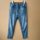 2n1-3 ພາກຮຽນ spring ແລະ summer ແອວ elastic ບາດເຈັບແລະ pants ຂາຂະຫນາດນ້ອຍ, trousers ງ່າຍດາຍ retro versatile, ແອວສູງ, ວ່າງແລະສະດວກສະບາຍ Y25-9