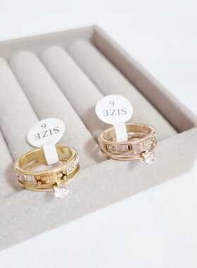 女钛钢欧美时尚百搭戒指