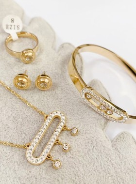 其他欧美女钛钢时尚百搭手镯流行