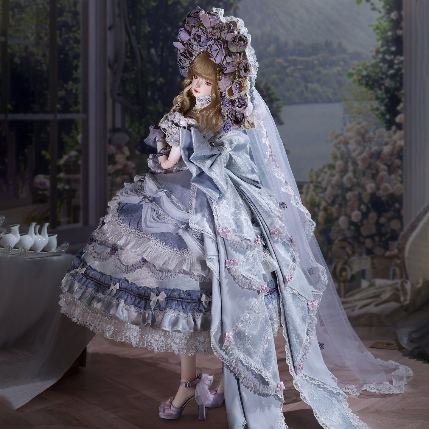 莫奈的后花园 3分BJD 薇奥拉 娃衣 层叠梦境 馥郁花庭GEM官服套装,淘宝优惠券,粉丝福利购,淘宝优惠卷