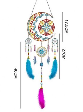 金属风铃挂件挂饰室内户外2026新款钻石画自己手工点钻diy材料包
