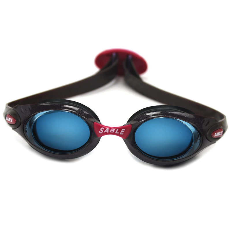 黑貂近视泳镜高清防水防雾女游泳眼镜带有度数的左右不同高度1000 - 图3