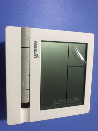 正品海林中央空调液晶温控器HL108DB2 风机盘管温控开关空调面板 - 图0