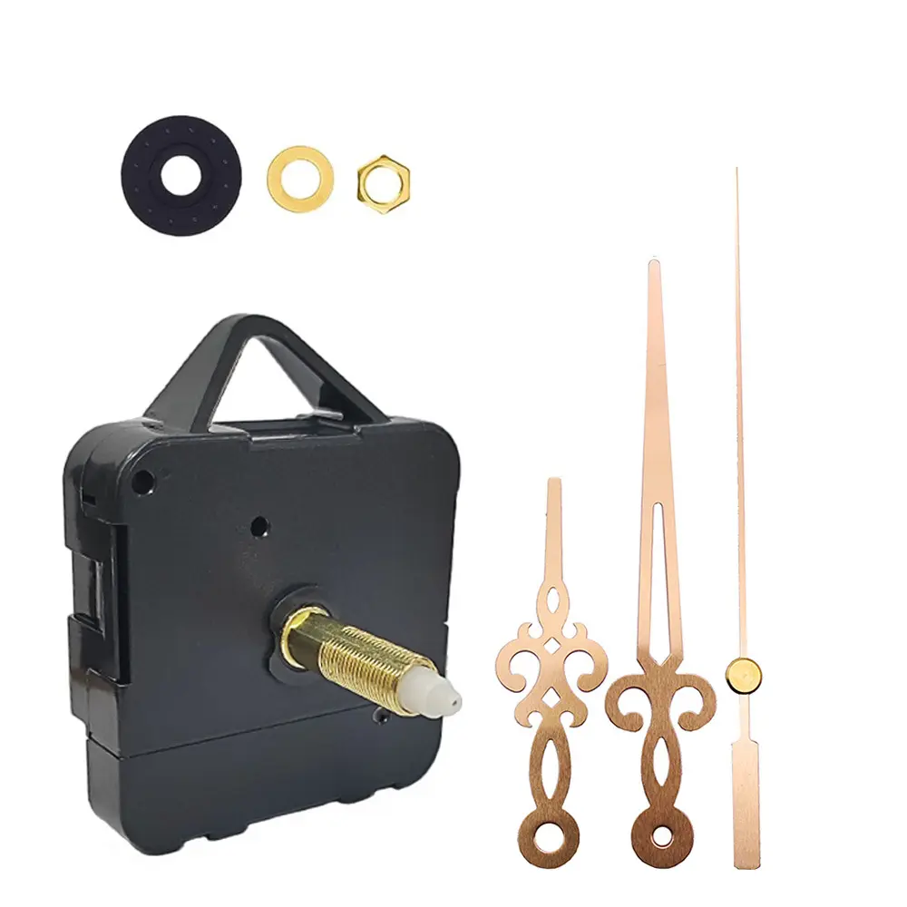 新品32mm长轴挂钩机芯指针石英钟机芯带塑胶挂勾钟表配件 - 图1