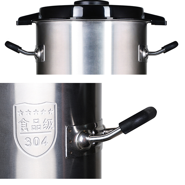 日创商用搅拌匀质机手工奶皮子水果捞酸奶电动混料机超大容量22L - 图1