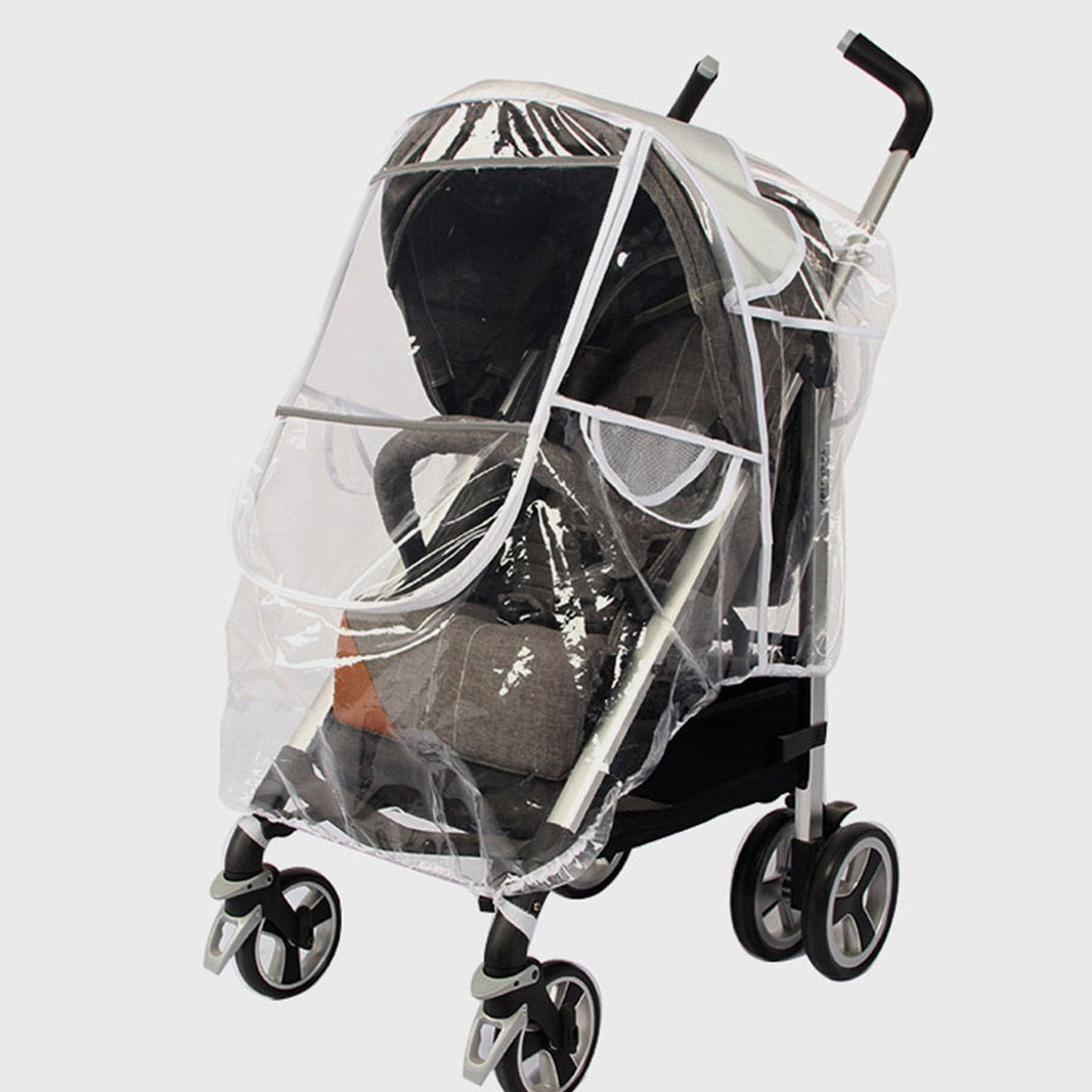 婴儿车防雨罩宝宝推车防风罩儿童伞车防疫防飞沫透明雨衣防寒通用,淘宝优惠券,粉丝福利购,淘宝优惠卷