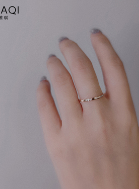 钛钢18K金戒指饰品气质情侣