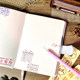 Hot stamping cover, hard-covered notebook, high-value color page diary notebook, magnetic buckle copy copy gift book
