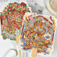 Senyou's new fantasy fan miniature scene landscaping stickers three-dimensional decompression stickers 2.5D fan landscaping