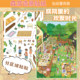 Senyou A4 large version 37.0 courtyard party little girl series landscaping storage stickers three-dimensional stickers decompression toys