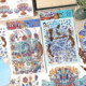 Infeel.Me old object restorer second series large size puzzle stickers handmade diy landscaping material stickers