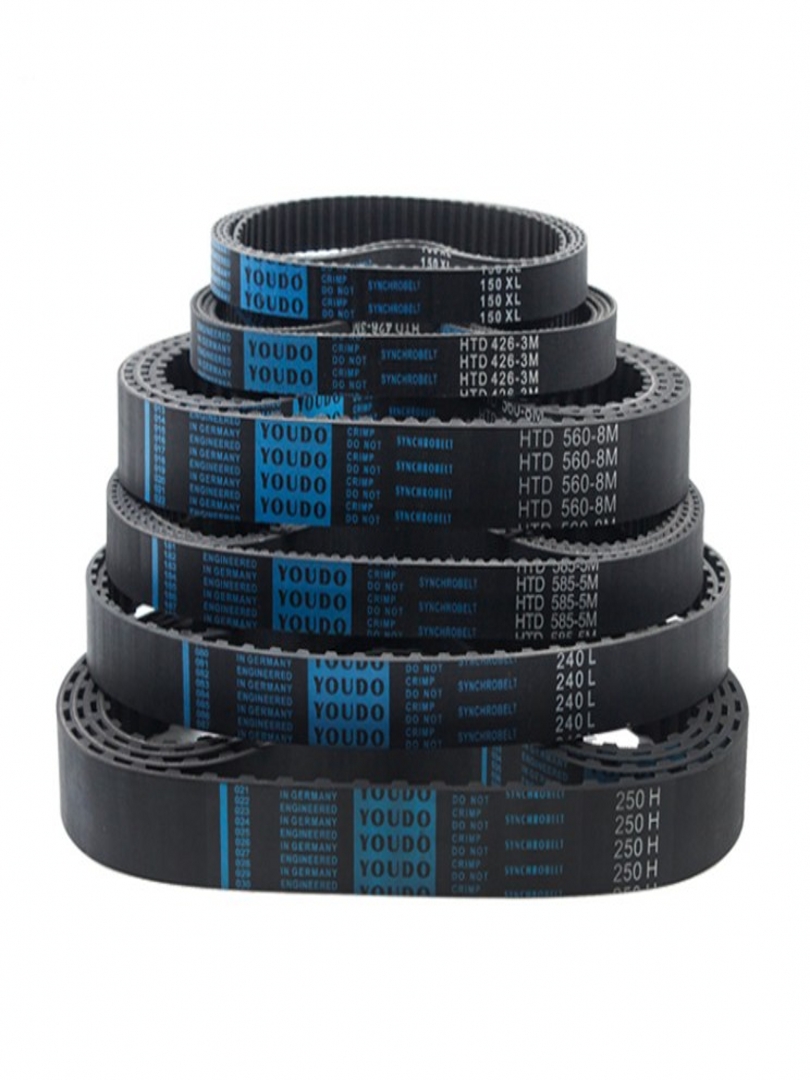 橡胶聚氨酯同步带圆弧齿开口带双面齿 3M 5M 8M 14M S5M S3M S8M - 图0