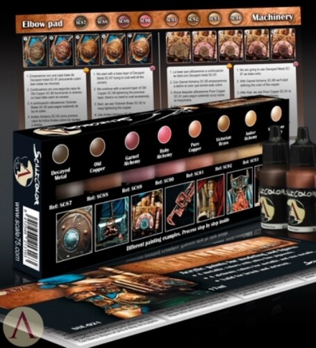 Scale75 SSE-021 Metal Alchemy Copper 炼金铜色金属漆套装 - 图2