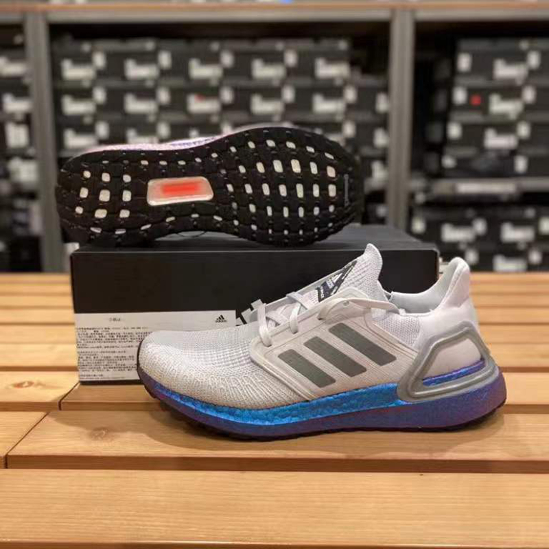 adidas阿迪达斯男子ULTRABOOST 20低帮减震透气休闲跑步鞋EG0755 - 图0