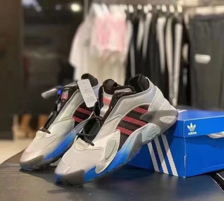 adidas阿迪达斯三叶草男子STREETBALL低帮透气运动休闲鞋FW0656 - 图0