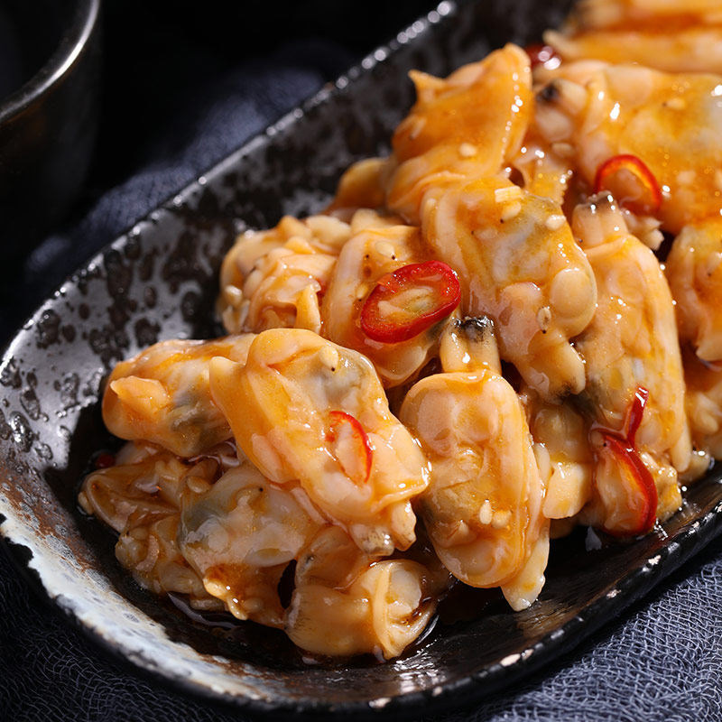 洋琪麻辣鲜蛤日式寿司小菜蛤蜊肉日料海鲜蚬子肉香辣花甲肉500g,淘宝优惠券,粉丝福利购,淘宝优惠卷