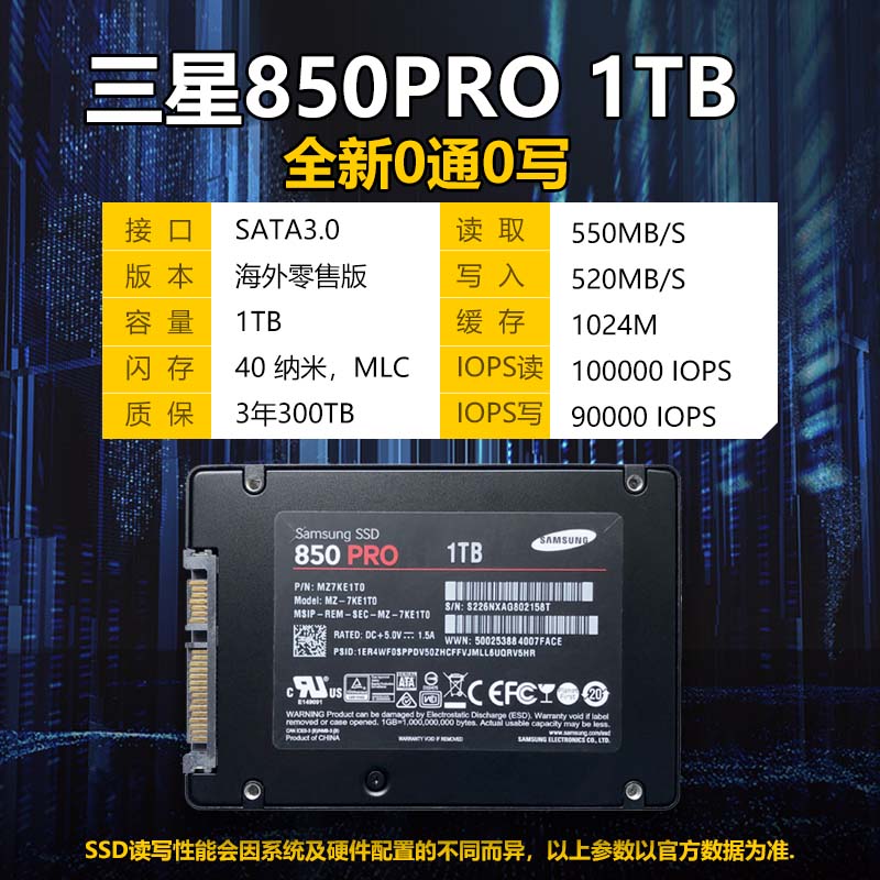 Samsung/三星 870EVO固态硬盘1T 2T SATA台式机笔记本电脑硬盘SSD - 图2