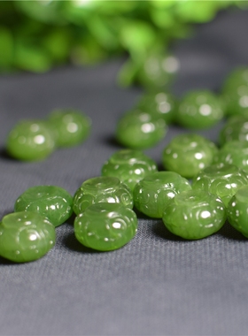 天然和田玉碧玉雕花玉坠挂坠饰品