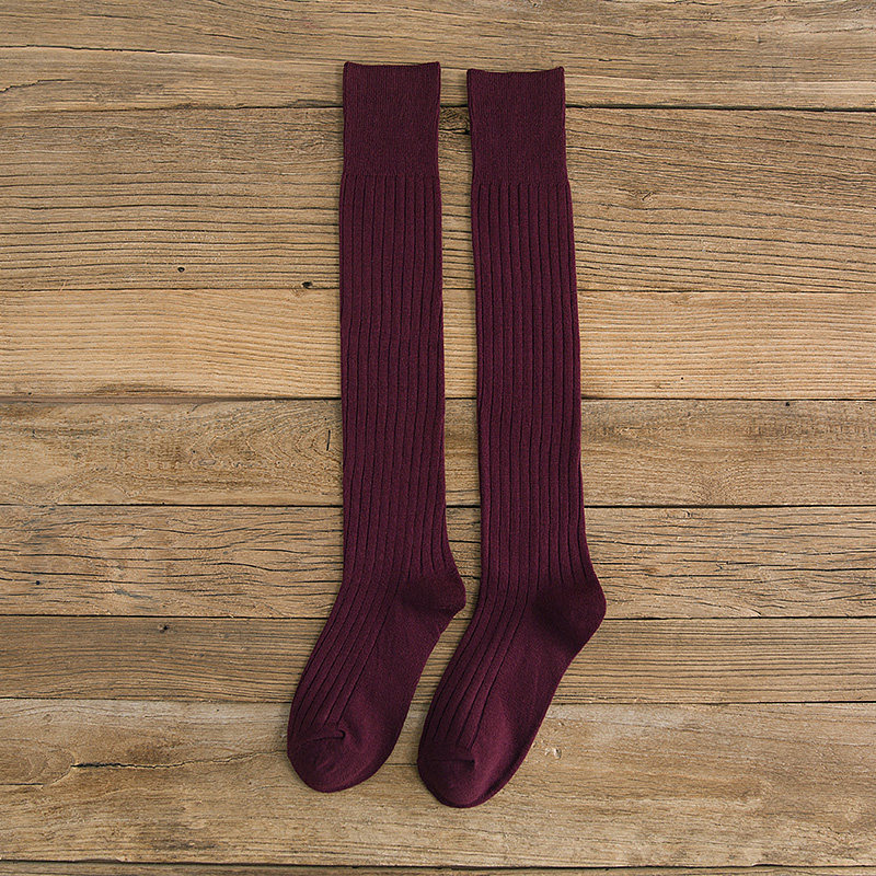 春秋显瘦美腿学院风学生长筒袜 百靓伊长筒袜