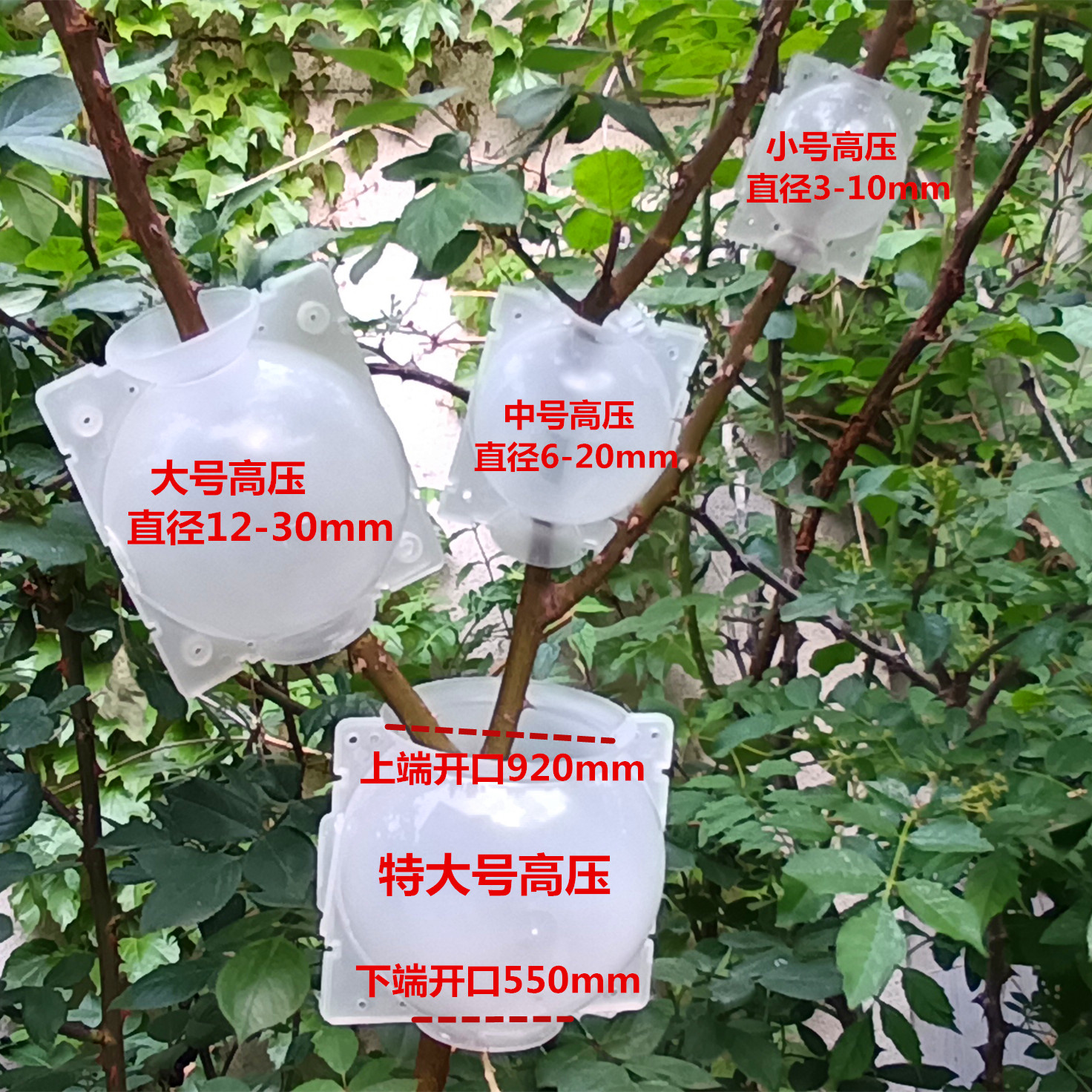 植物高压繁殖盒生根器土包花卉果树嫁接盒控根器高空压条扦插育苗 - 图0