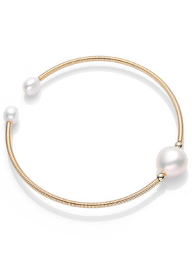 基础款天然淡水珍珠14k注金手链女 单珍珠手镯福利款选款饰品