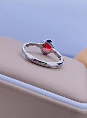 女925纯银轻奢天然石榴石